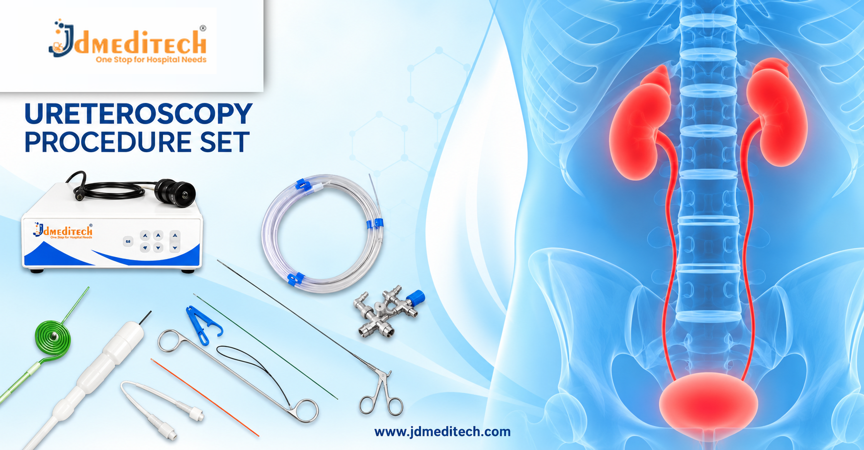 Ureteroscopy Procedure Set: Instruments, Uses & Benefits